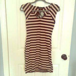 Black and cream body on dress